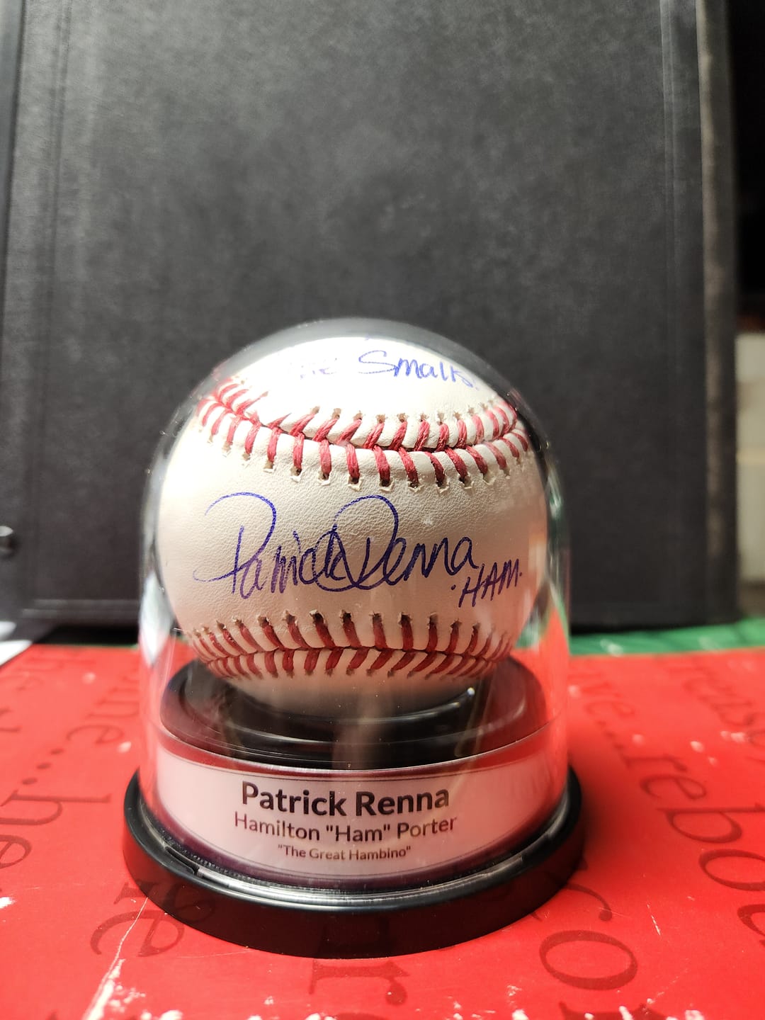 Customer photo review of Autographed Official MLB Baseball