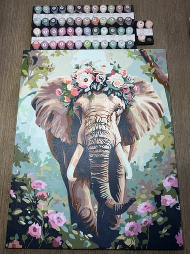 Customer photo review of Flower Crowned Elephant