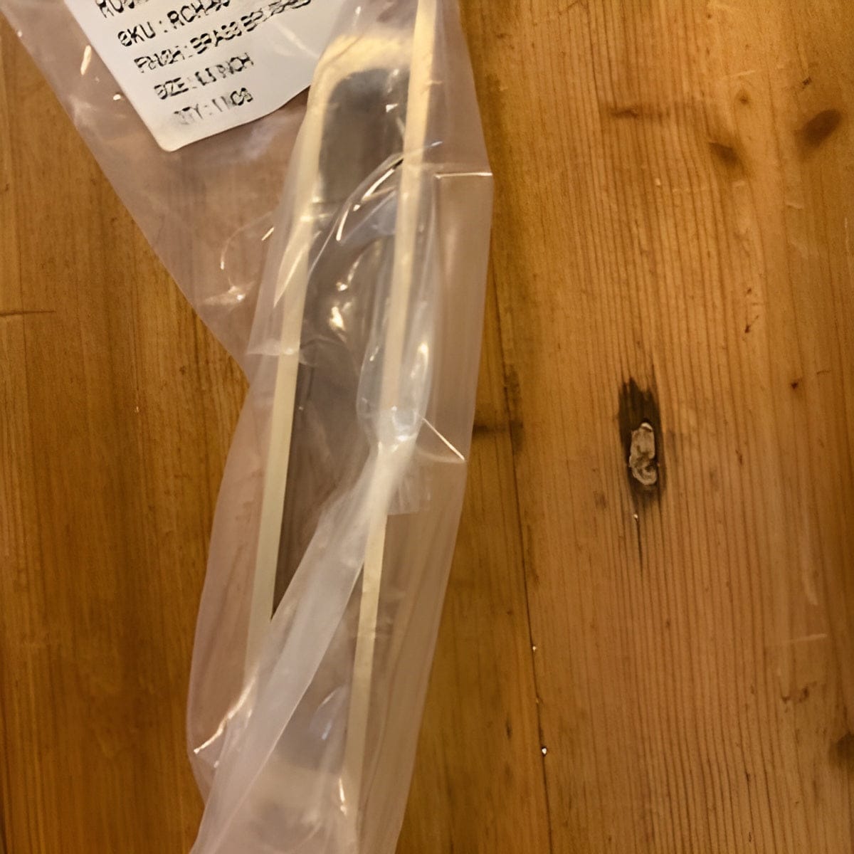 Customer photo review of Unlacquered Brass Brushed Round Drawer Pulls with Backplate