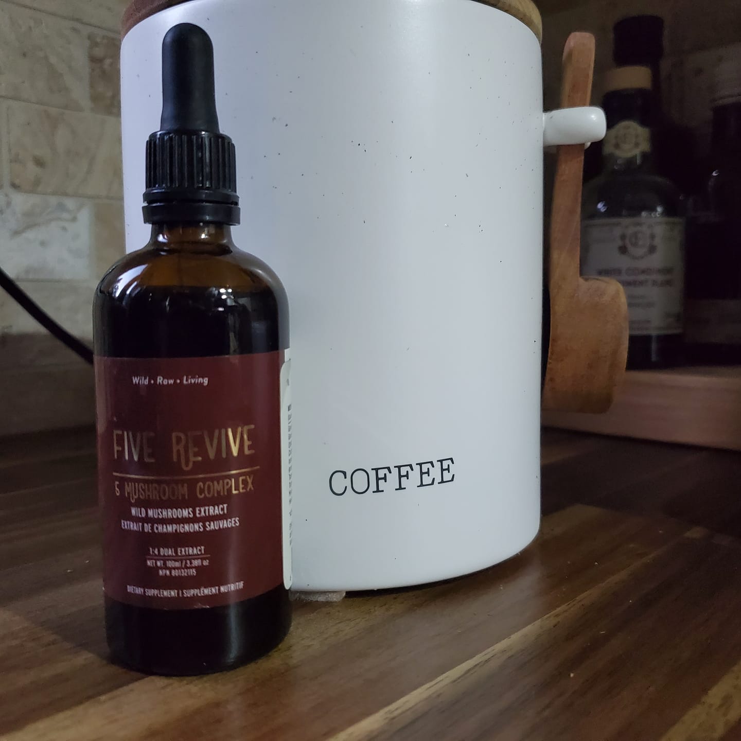 Customer photo review of Five Revive Mushroom Complex (250mg/ml)  | 1:4 dual extract- Fruiting body (100ml/3.4oz)