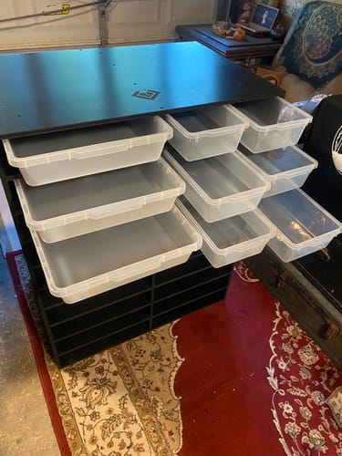 Customer photo review of XR20 -Hatchling/Juvenile FAIL-SAFE Rack - 20 Pockets - STACKABLE