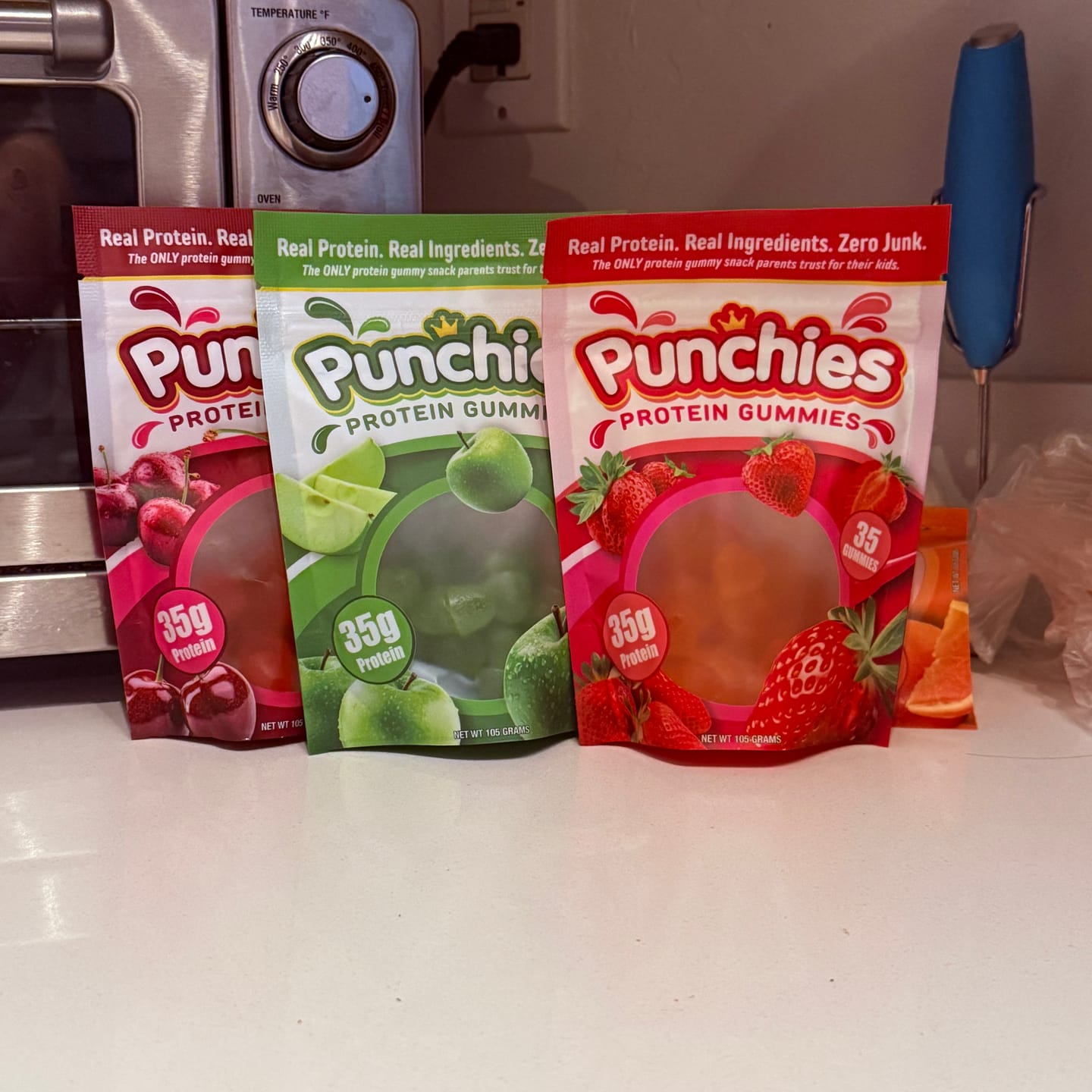 Customer photo review of Protein Gummies for Kids