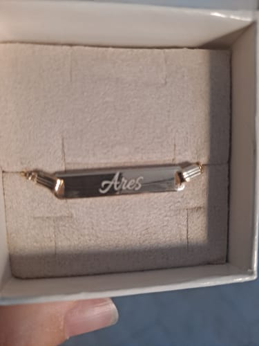 Customer photo review of Bracciale Nome Bimbo