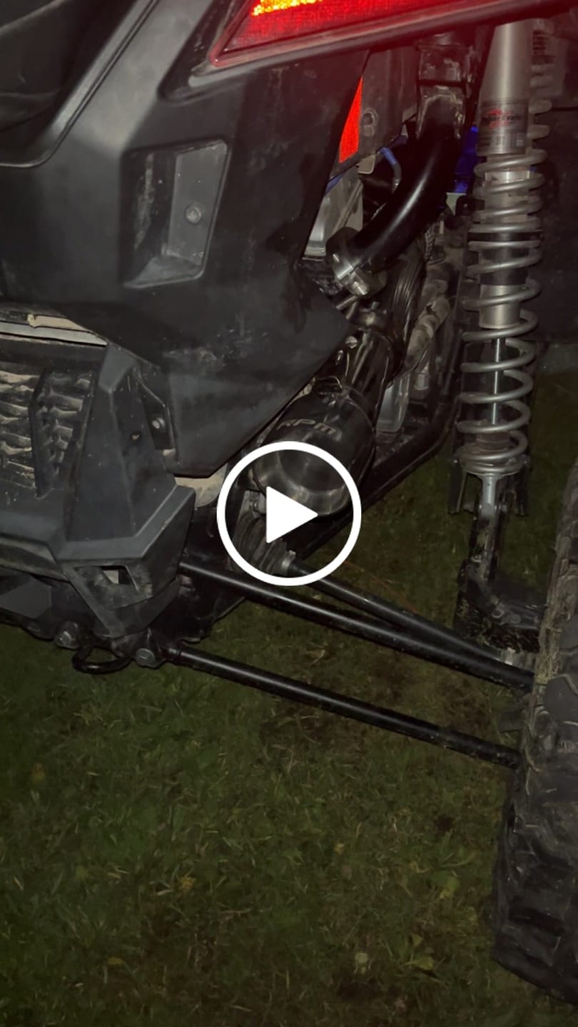 Customer video review of RPM Turbo RZR Desert Series 3" Full Stainless Exhaust System
