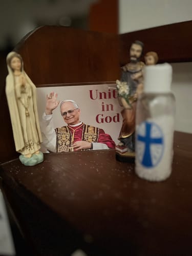 Customer photo review of Blessed By Pope Leo XIV - Holy Salt * Home Blessing * Papa Leone XIV