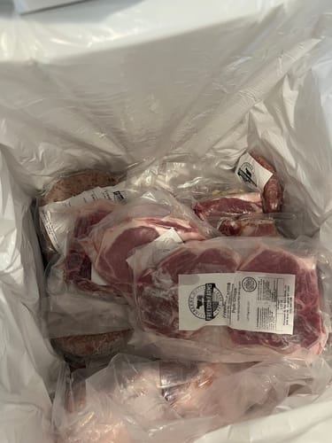 Customer photo review of Pork Variety Box