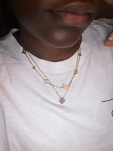 Kundenbewertung mit Foto zu Prestige Clover Kette