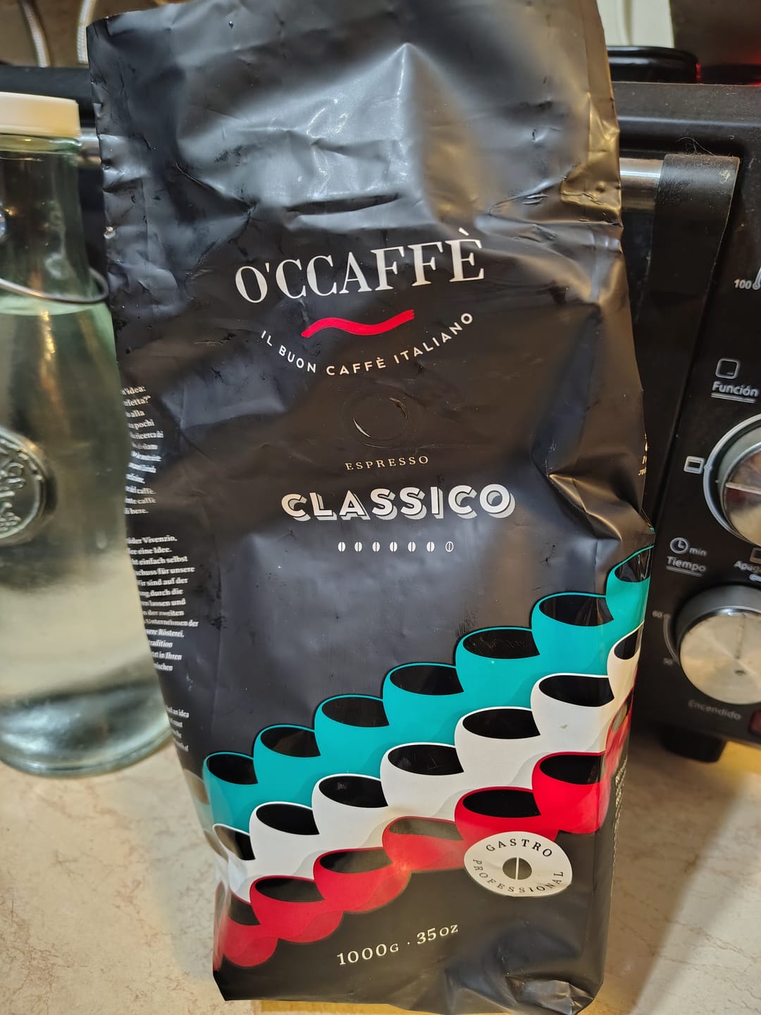 Customer photo review of Occaffe Grano Espresso Classico Professional 1kg