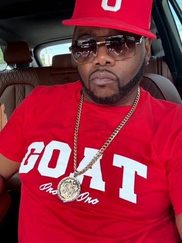 Customer photo review of Goat Tee (White Logo)