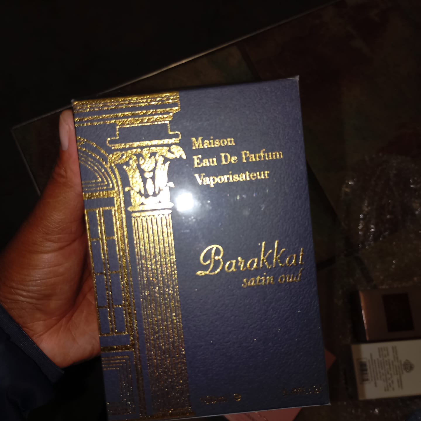 Customer photo review of Barakkat Satin Oud EDP 100ml