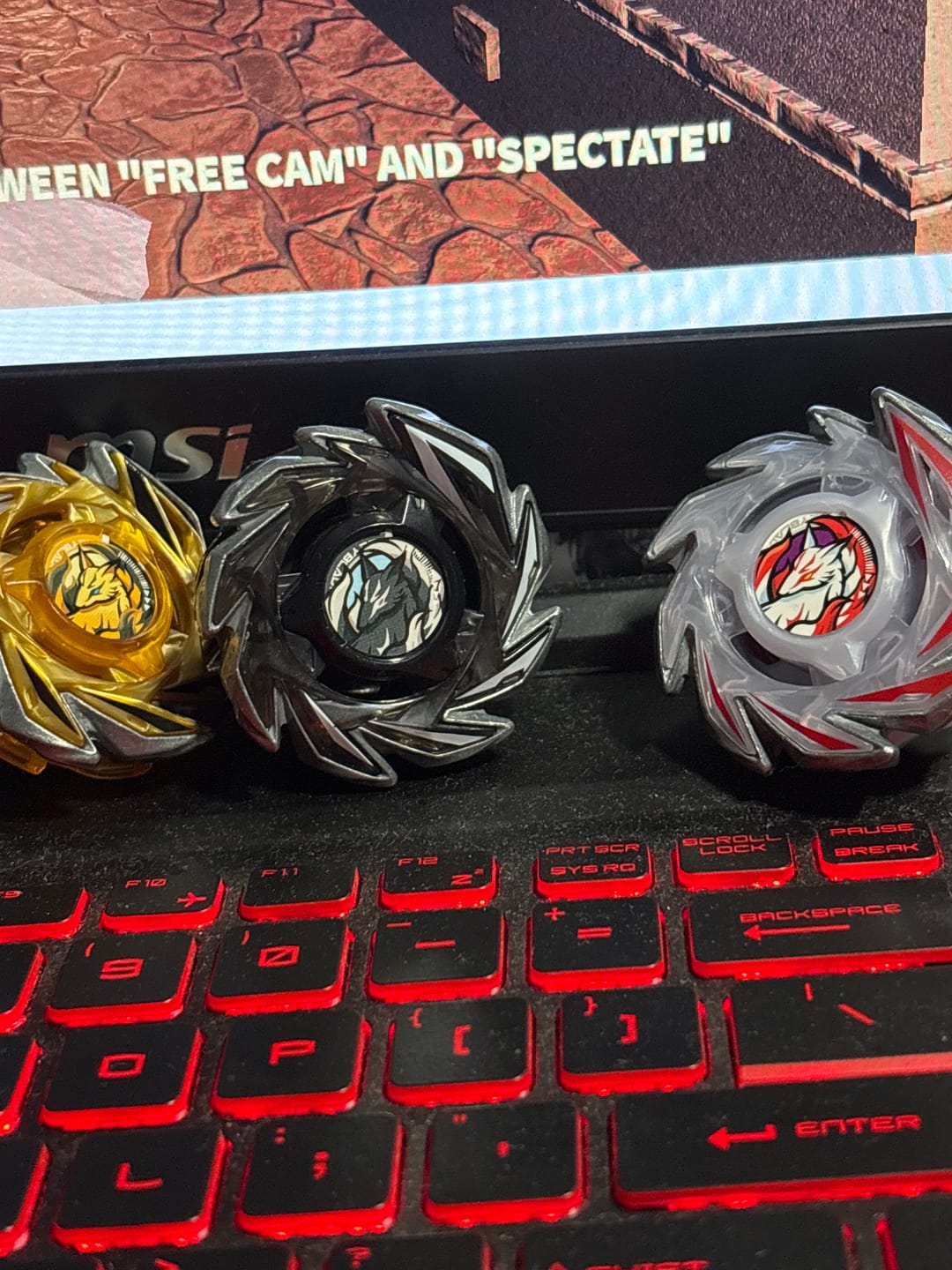 Customer photo review of [Pre-Order] Full Set Takara Tomy Beyblade X CX-06 FoxBrush J9-70GR