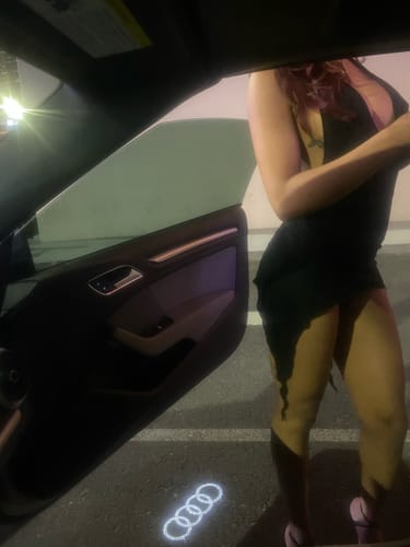 Customer photo review of Asymmetric Dress (Black)