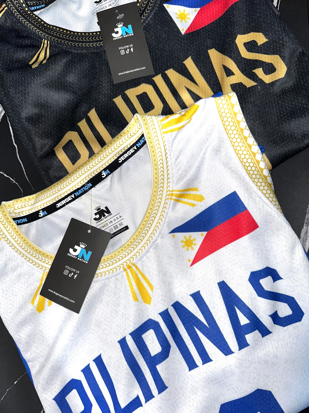 Customer photo review of Philippines 'Luzviminda' Custom Basketball Jersey