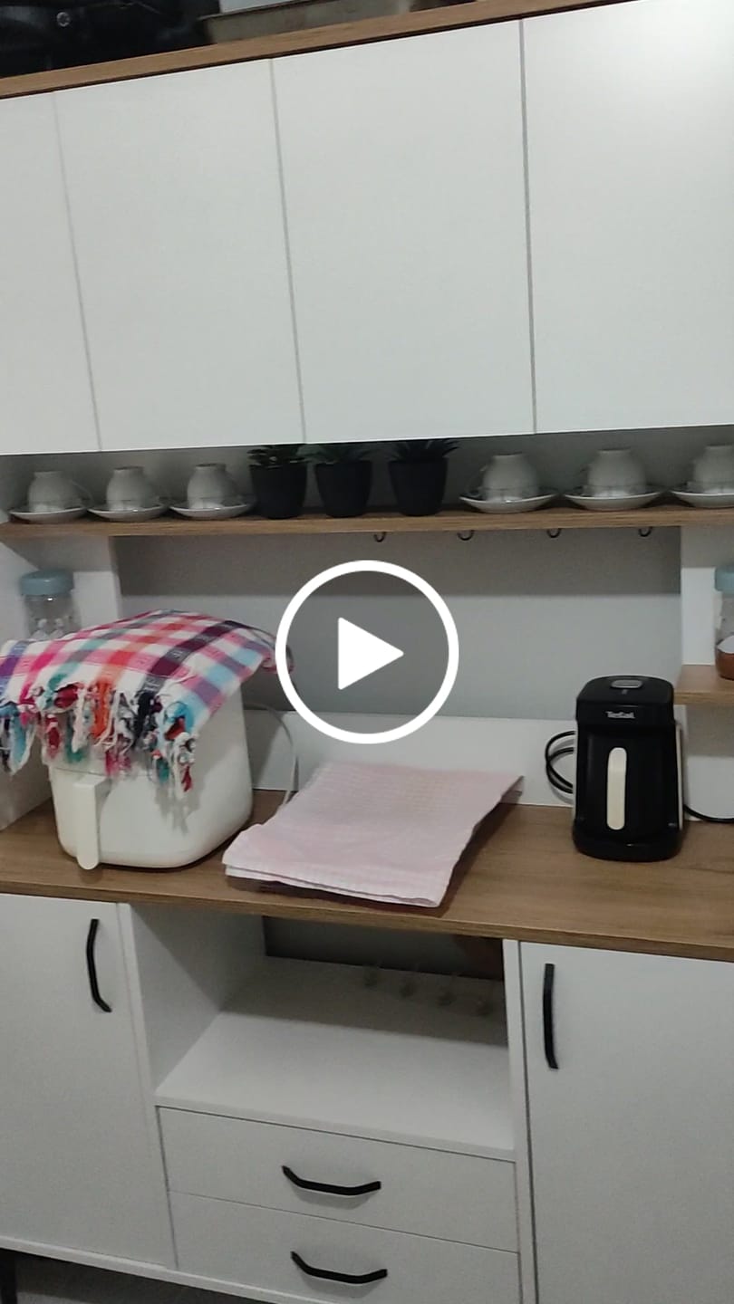 Customer video review of Rani JE168 Çok Amaçlı Dolap 6 Kapaklı 2 Çekmeceli Kiler Mutfak Dolabı Beyaz - Sepet Ceviz