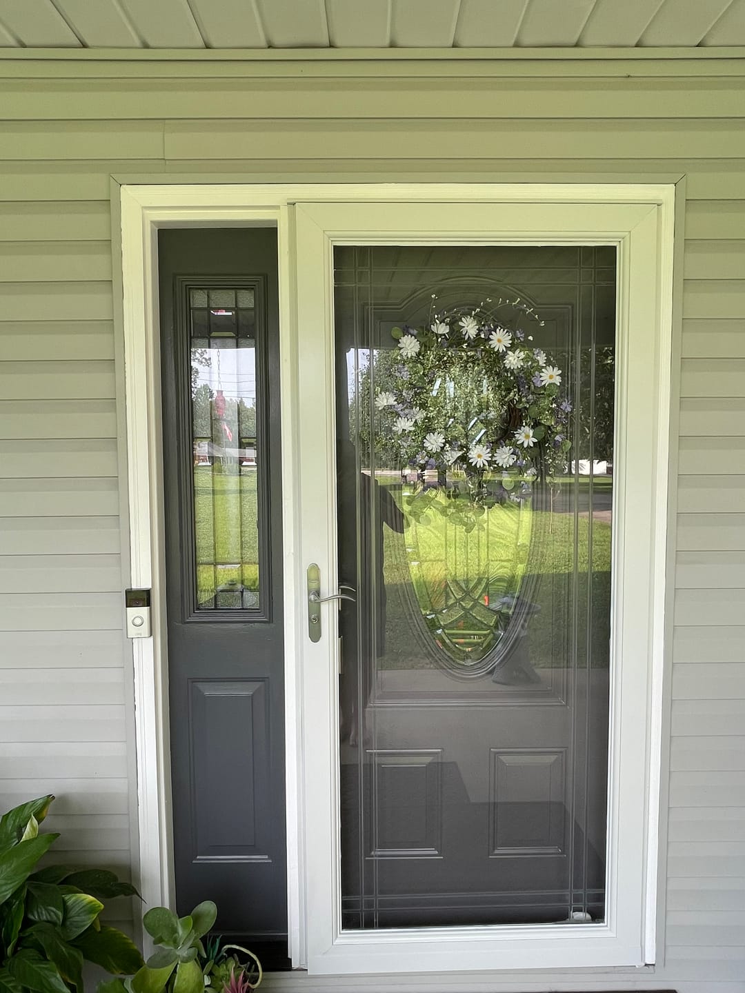 Customer photo review of Portland Glass and Frame Kit (Half Sidelite)