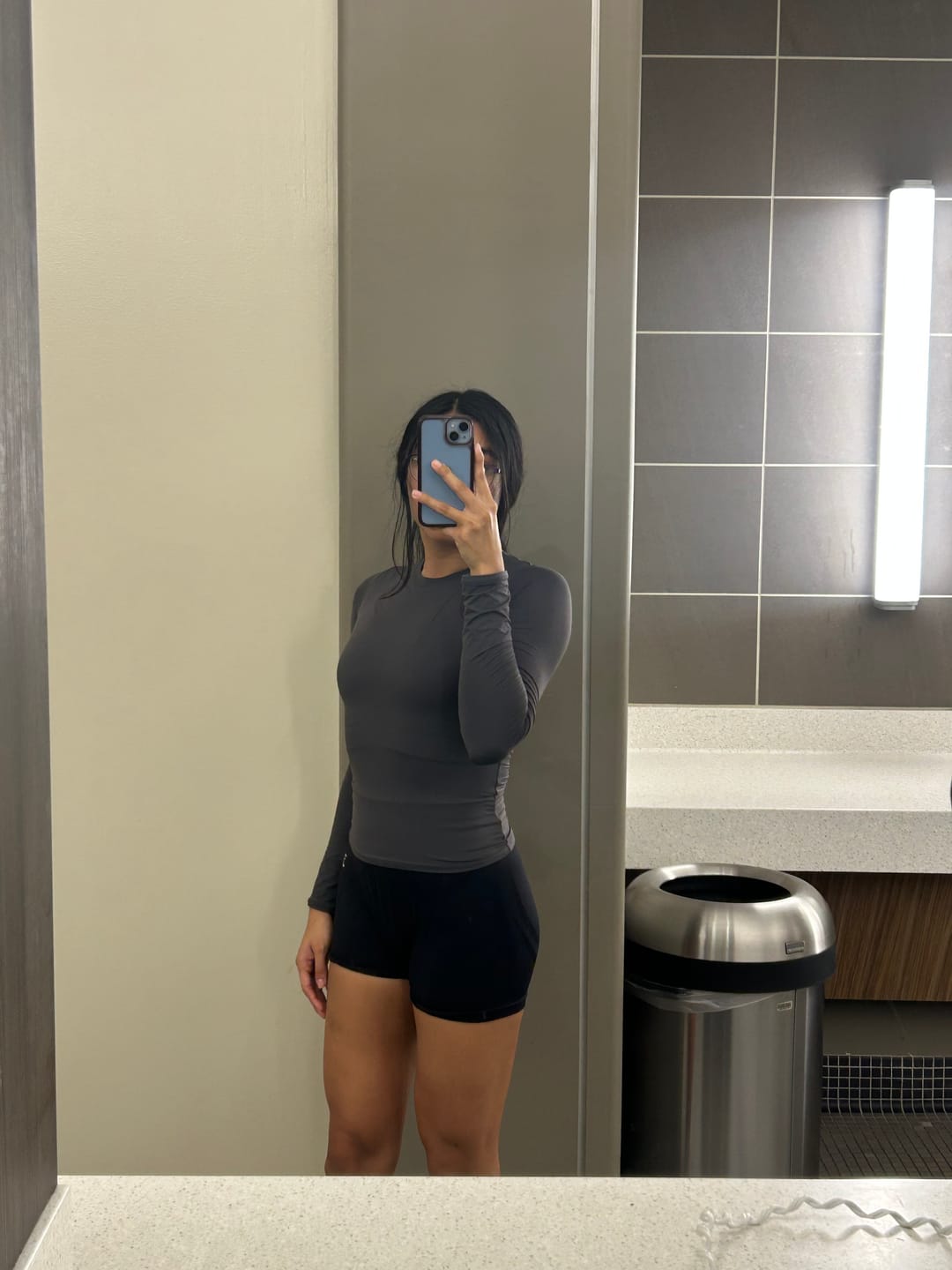 Customer photo review of W480 Winter Arc Long Sleeve tee