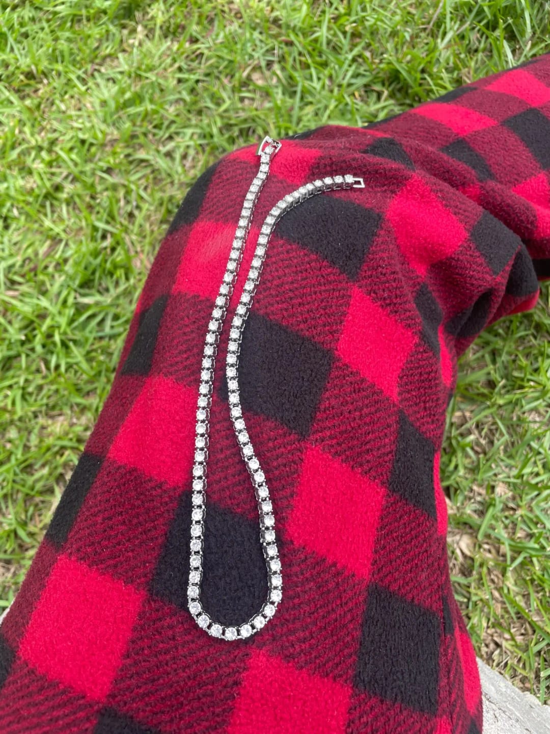 Customer photo review of Chaîne tennis (argent)