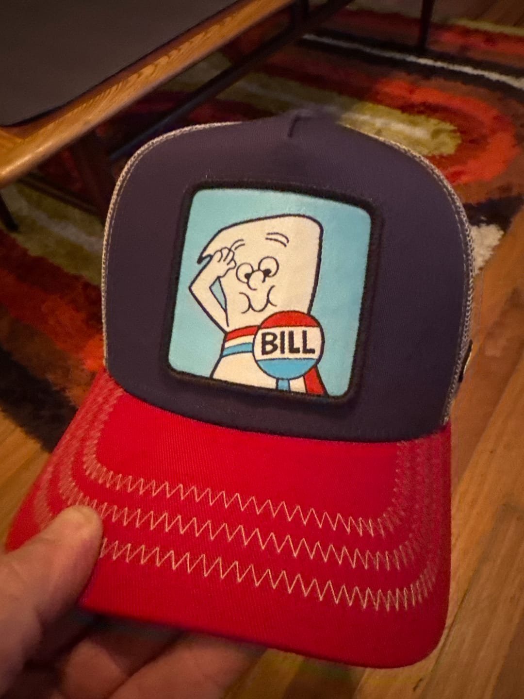 Customer photo review of OVERLORD X Schoolhouse Rock!: Bill Trucker Cap