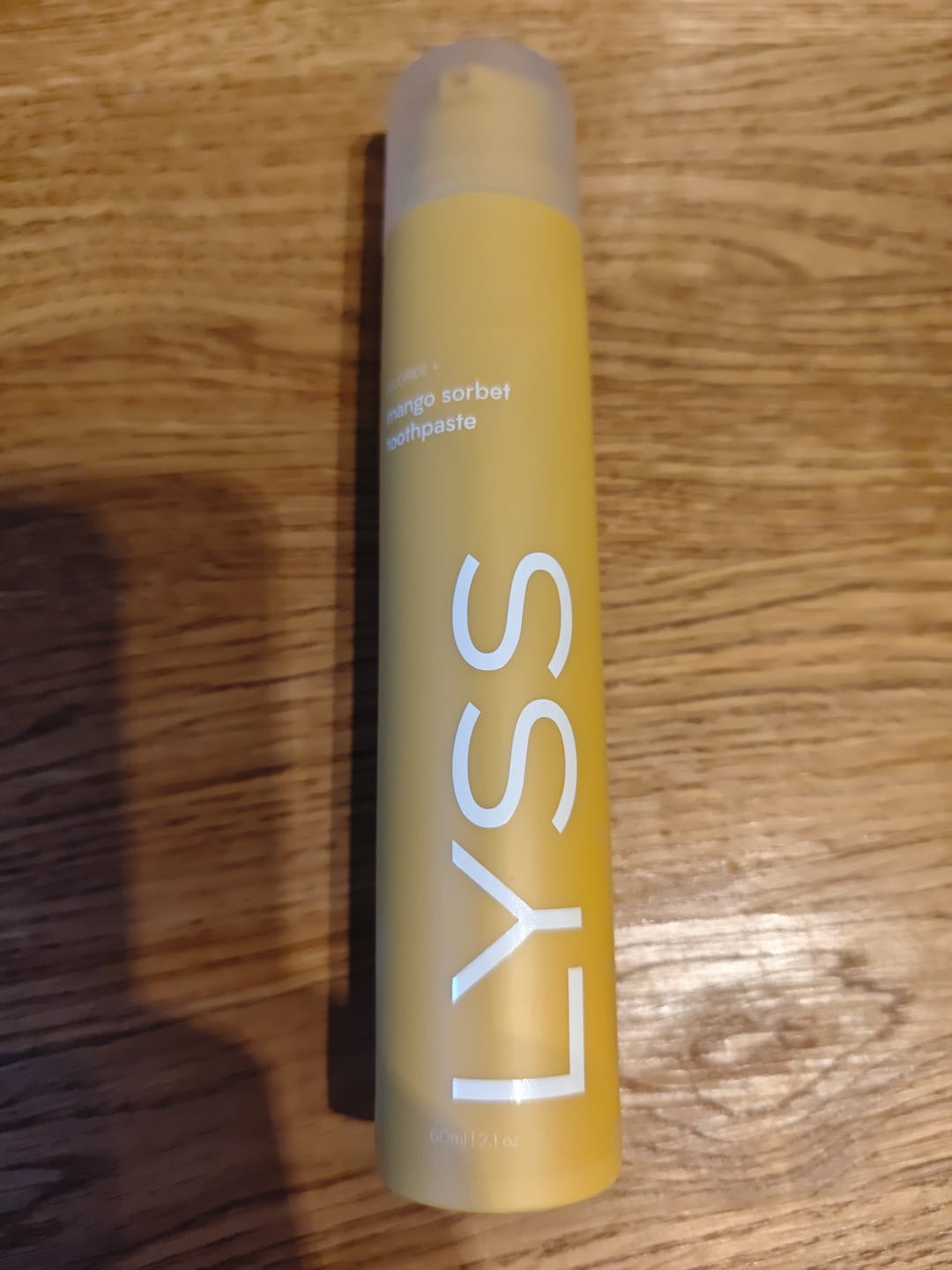 Customer photo review of Mango sorbet zubní pasta LYSS