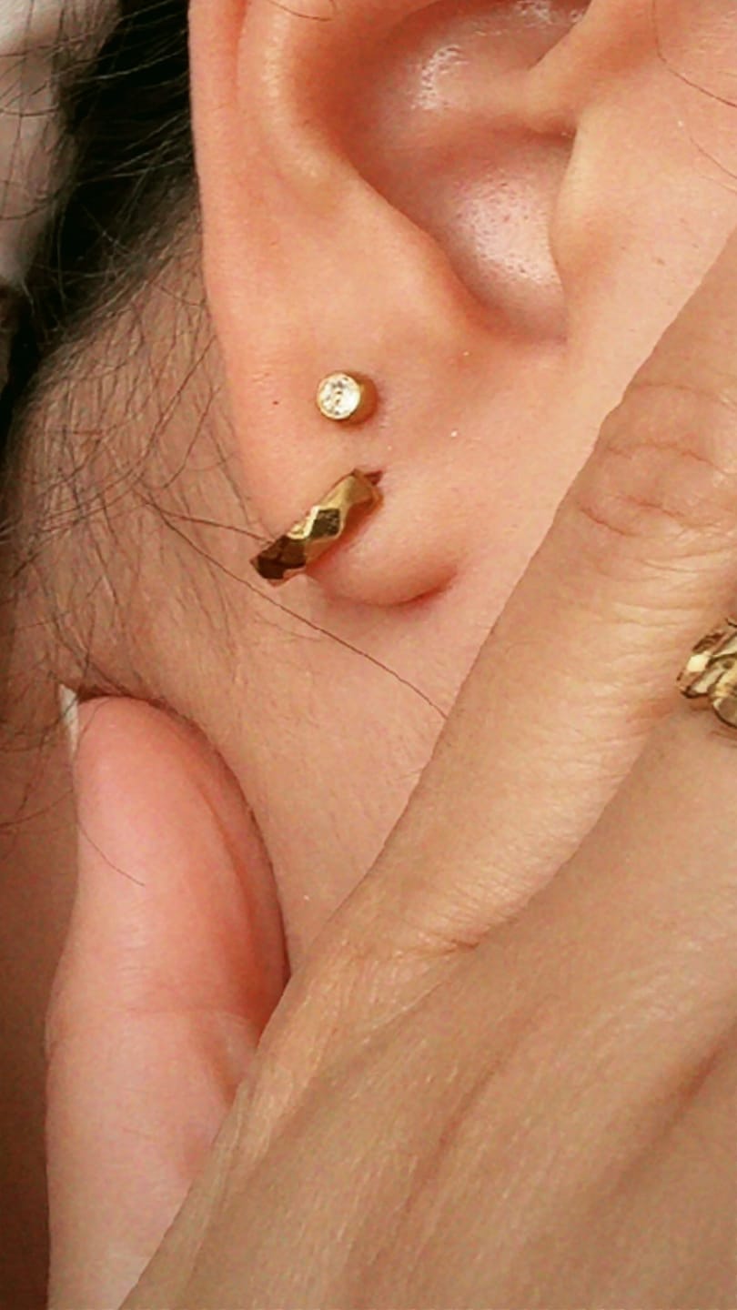 Customer photo review of Ivy Earrings