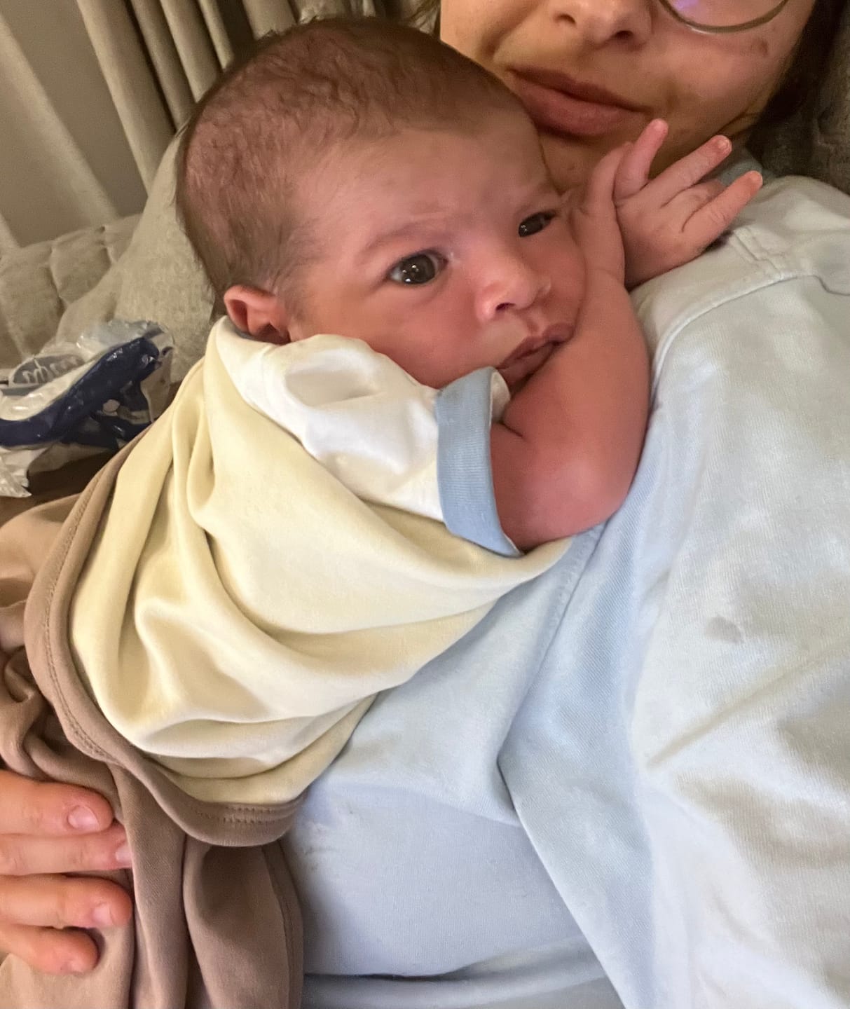 Customer photo review of Double-Sided Baby Blanket