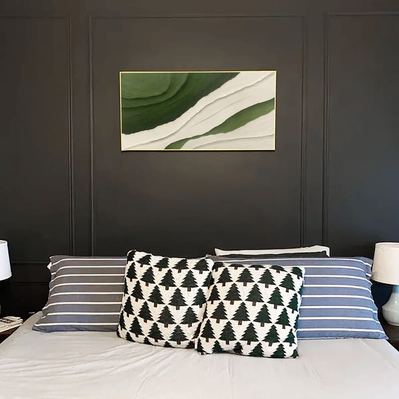 Customer photo review of Minimalist Textured Painting Canvas #MT006
