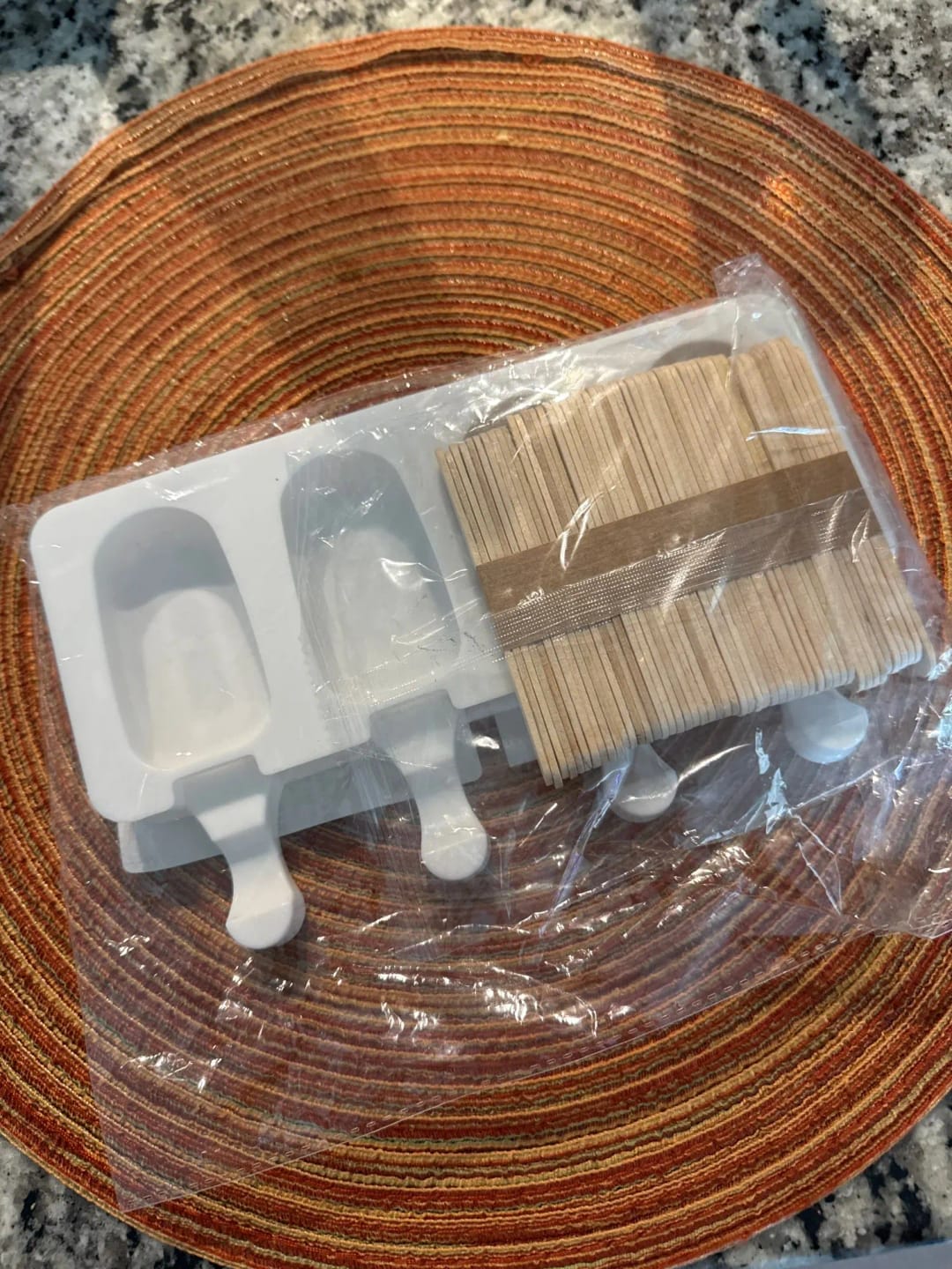 Customer photo review of Food Grade Silicone Popsicle Molds