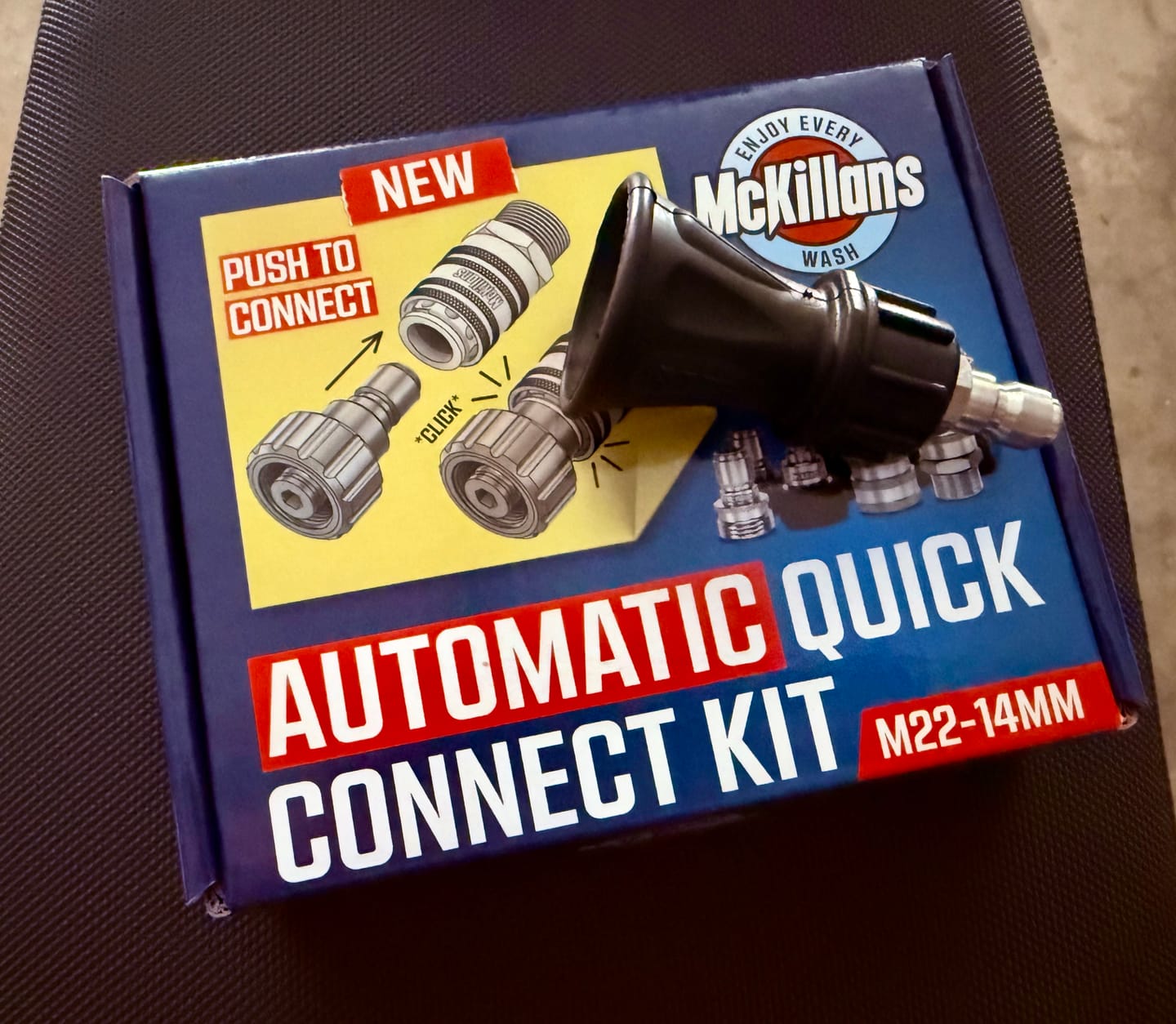 Customer photo review of McKillans Automatic Pressure Washer Quick Connect Kit