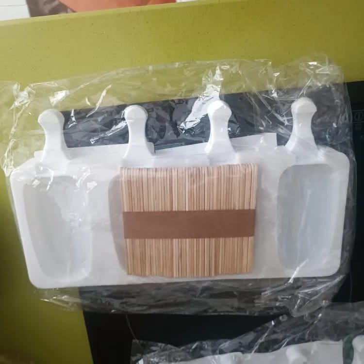Customer photo review of Food Grade Silicone Popsicle Molds
