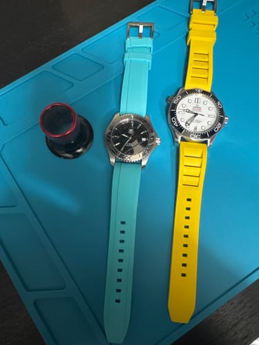 Customer photo review of Ridge Rubber - Turquoise