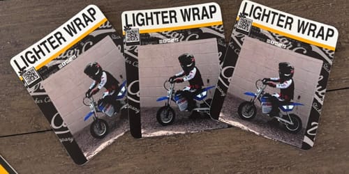 Customer photo review of Print Custom Lighter Wrap