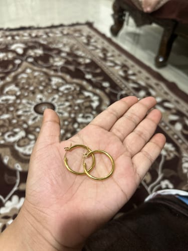 Customer photo review of Golden Halo Hoops