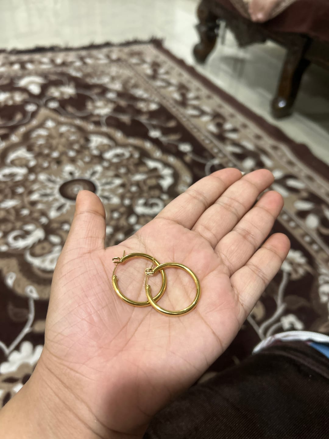 Customer photo review of Golden Halo Hoops