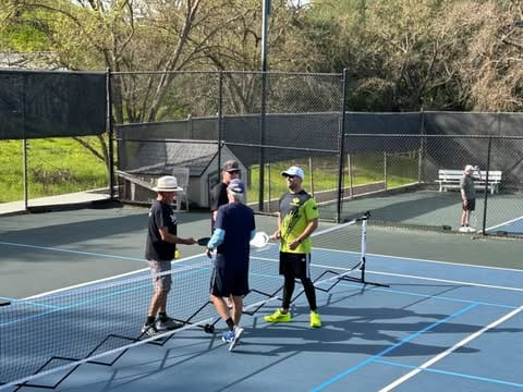 Customer photo review of FlashCourt Portable Pickleball Net