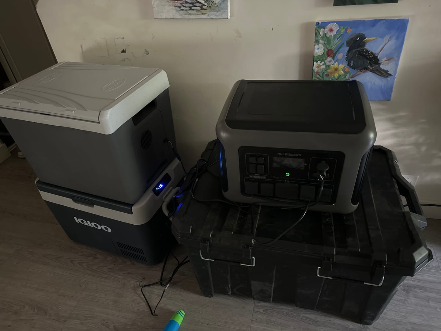 Customer photo review of ALLPOWERS R2500 Portable Power Station Home Backup 2500W 2016Wh