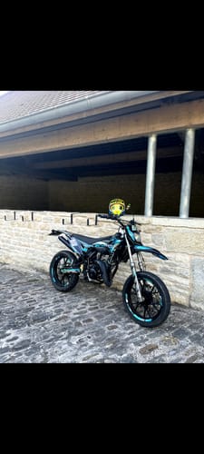 Customer photo review of Kit Déco TURQUOISE – Sherco SE-R / SM-R 50cc