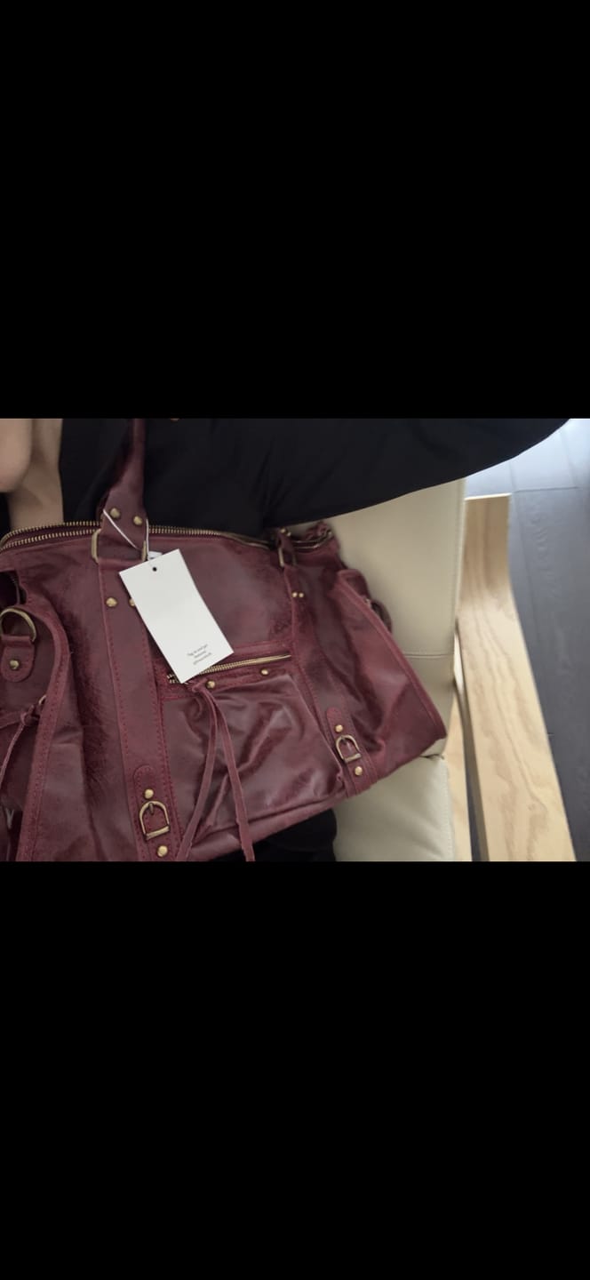 Customer photo review of It girl bag cherry red