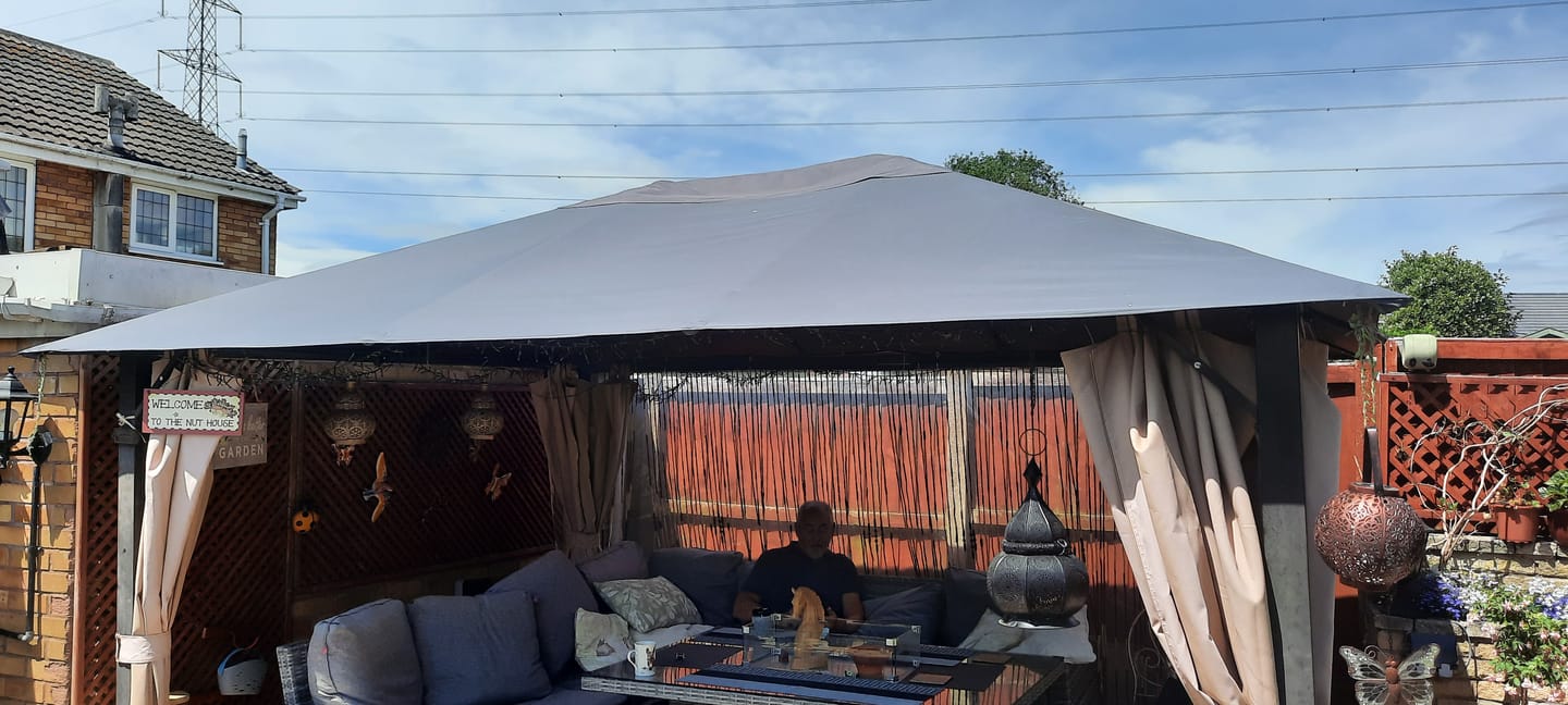Customer photo review of Highfield Gazebo Canopy