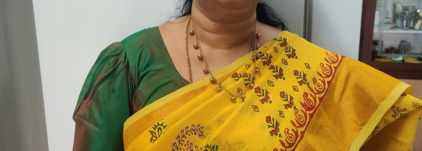 Customer photo review of Beaded Grace Necklace