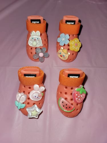 Customer photo review of WagWellies® Mojave Neon Orange