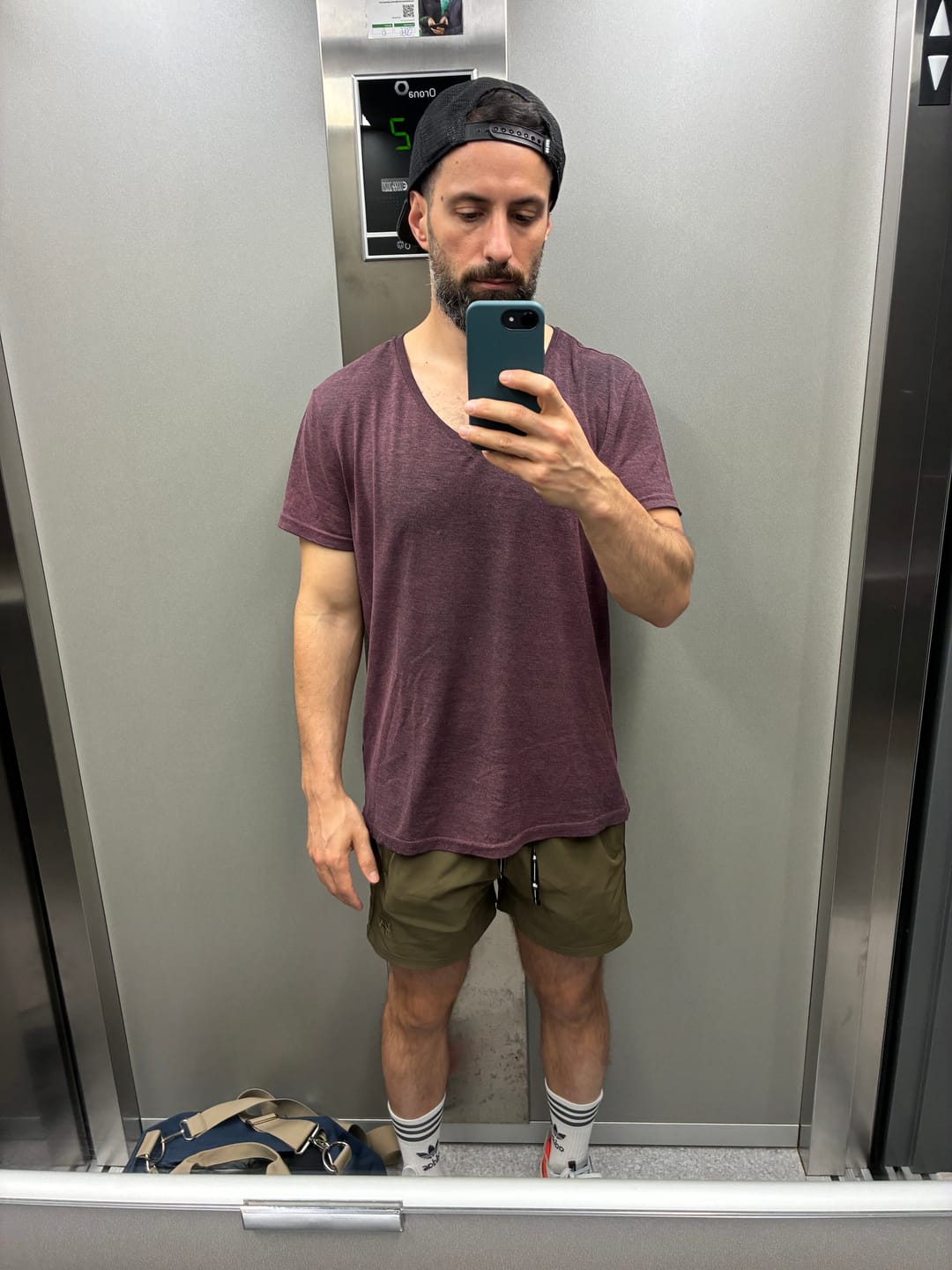Customer photo review of 101 Bodybuilding Short Shorts
