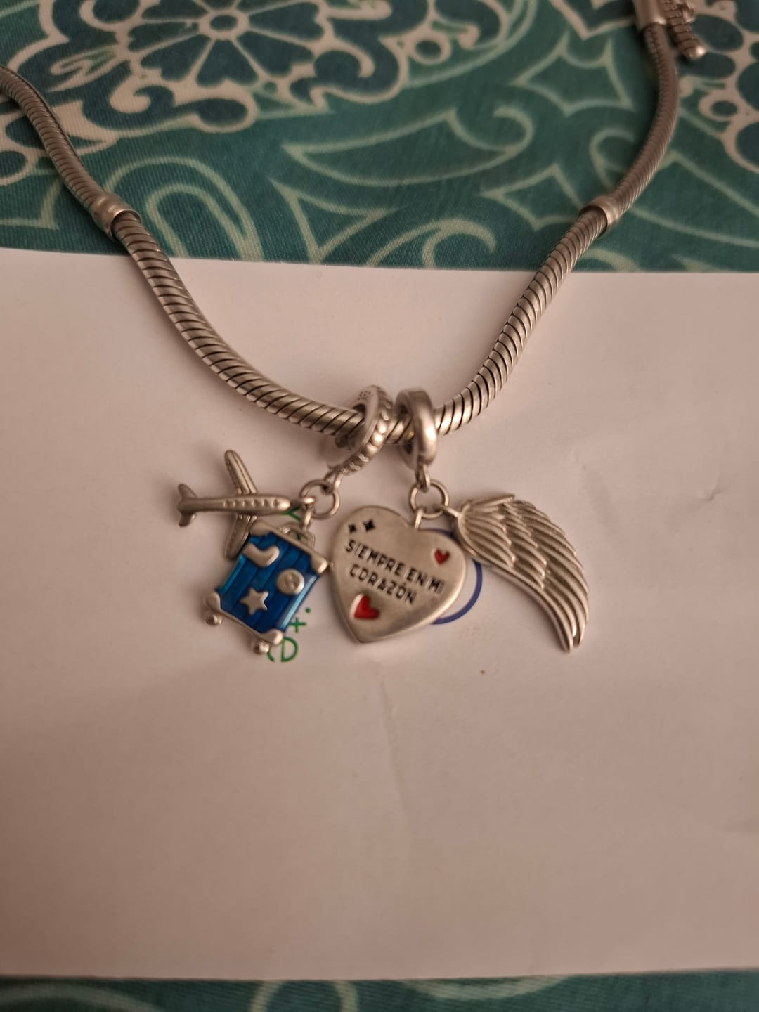 Customer photo review of Charm Avión y Maleta