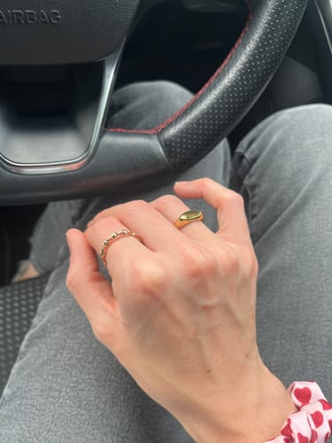 Customer photo review of The Margo Signet Ring