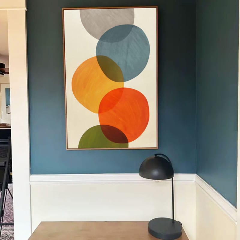 Customer photo review of Colorful Abstract Painting Canvas #AP122