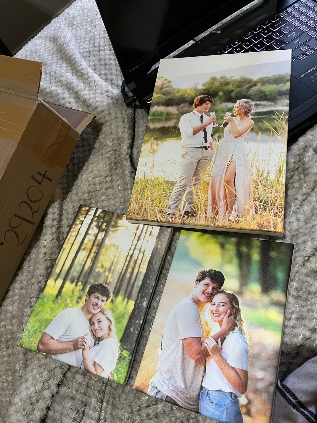 Customer photo review of 1 x A4 + 2 x A5 Canvas Combo