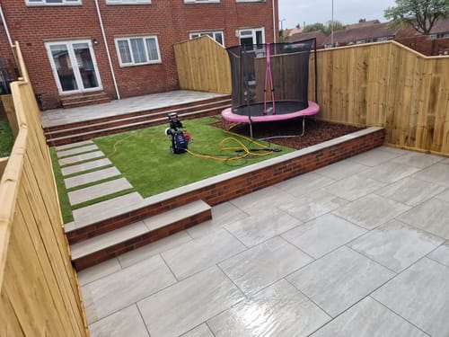 Customer photo review of Kandala - Grey Porcelain Paving Tiles - 900 x 600 x 20mm
