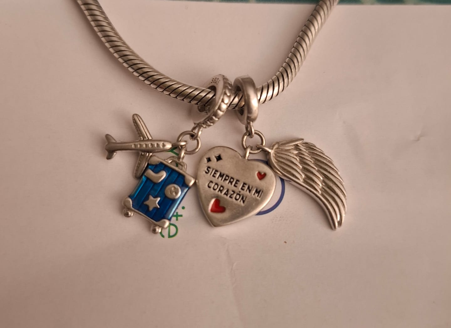Customer photo review of Charm Perrito Siempre en mi Corazón