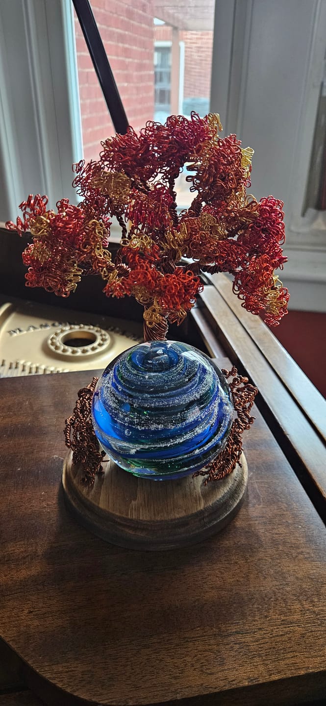 Customer photo review of Autumn Sunshine Tree Of Life with Tranquil Swirl