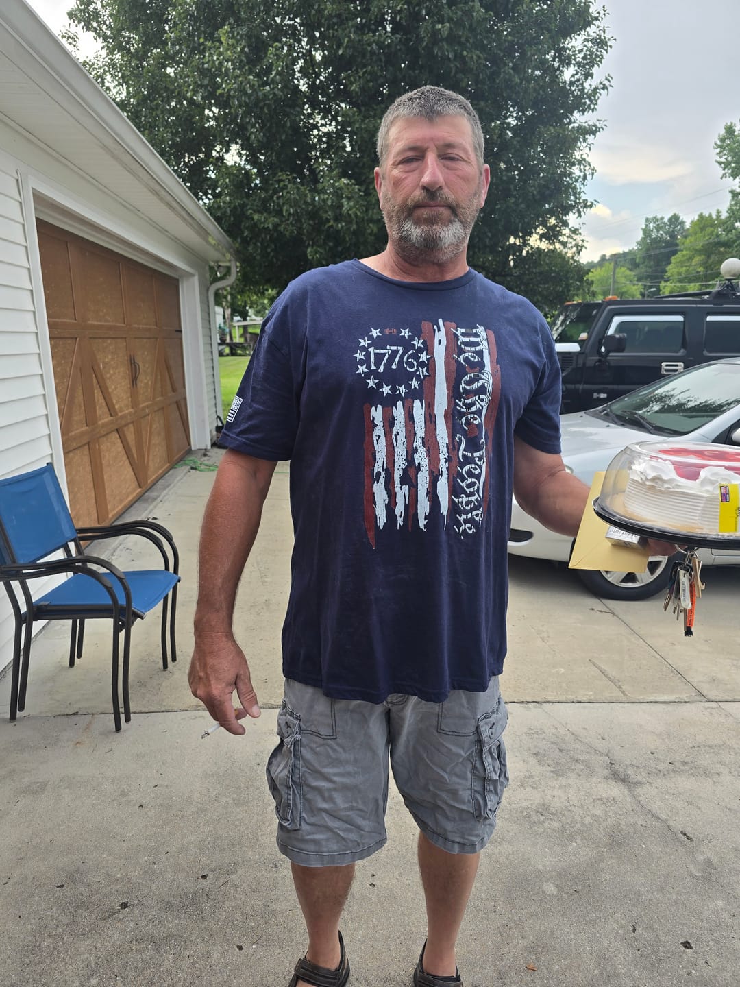 Customer photo review of We The People 1776 Flag T-Shirt