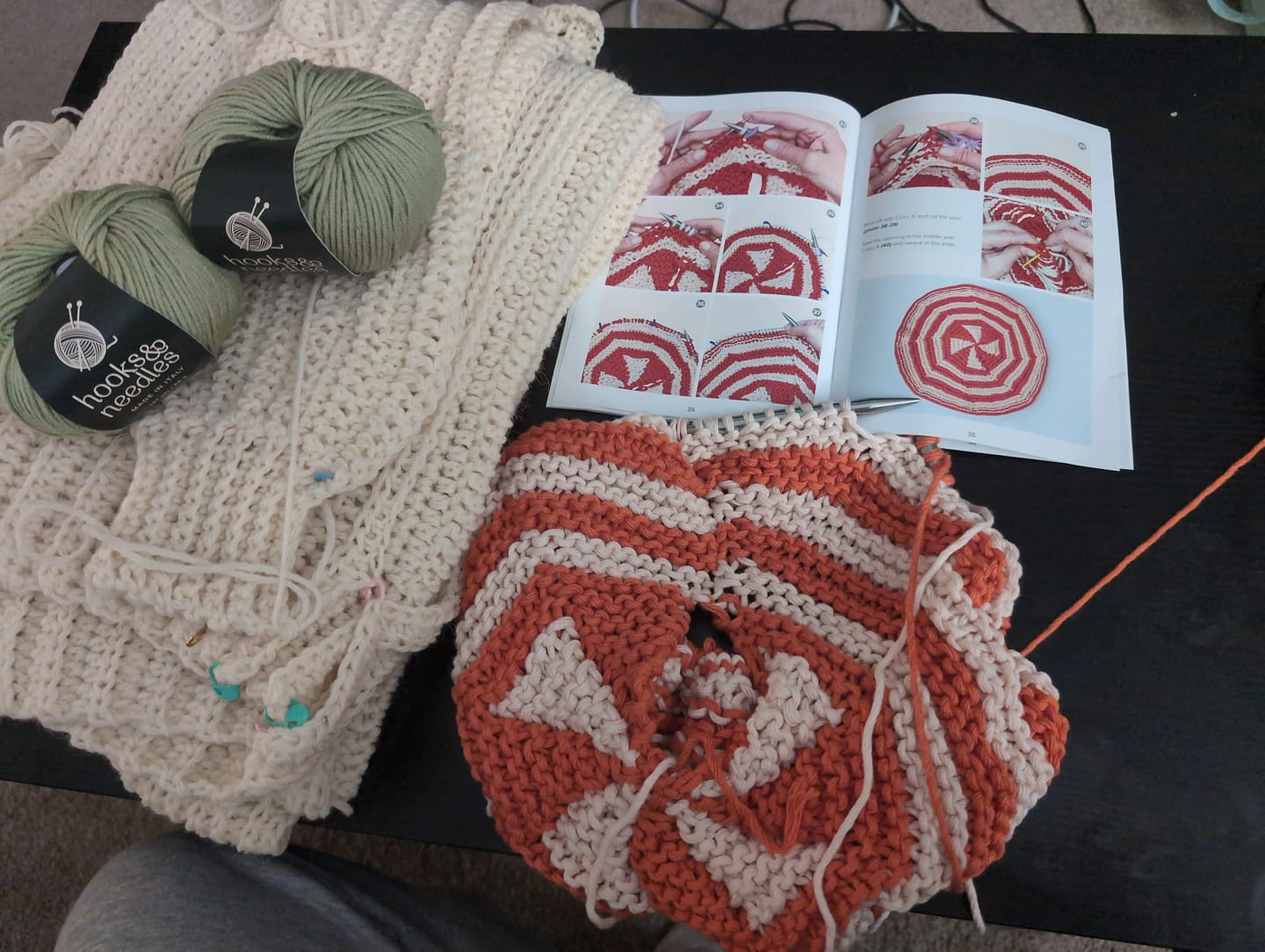 Customer photo review of Extra 2 Mystery Balls of Yarn